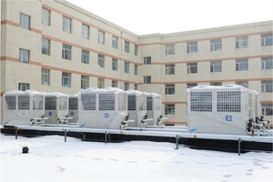 黑龍江哈爾濱金融學院學生空氣源浴池熱泵工程項目